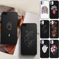 medical human organs heart meridian kidney art cell phone case for samsung a51 a52 a71 a72 a80 a91 a20e a32 a31 a21 a11