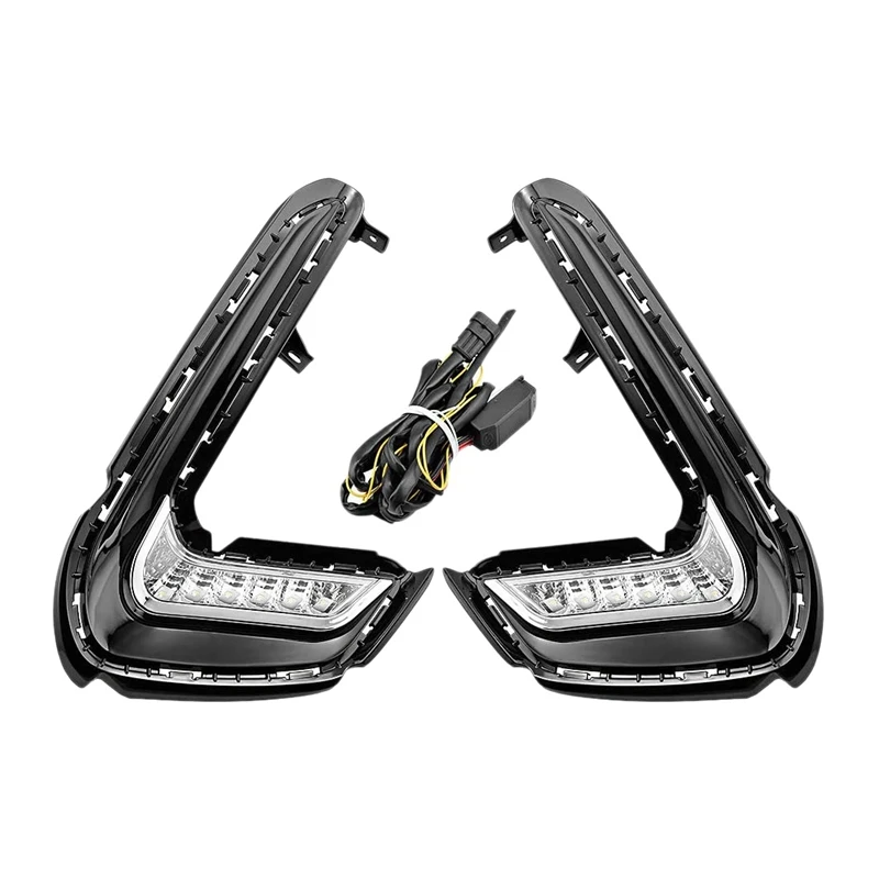 

Car DRL Daytime Running Light Fog Turn Signal Lamp for Hyundai Elantra 2016-2018 92208-F2100 92207-F2100