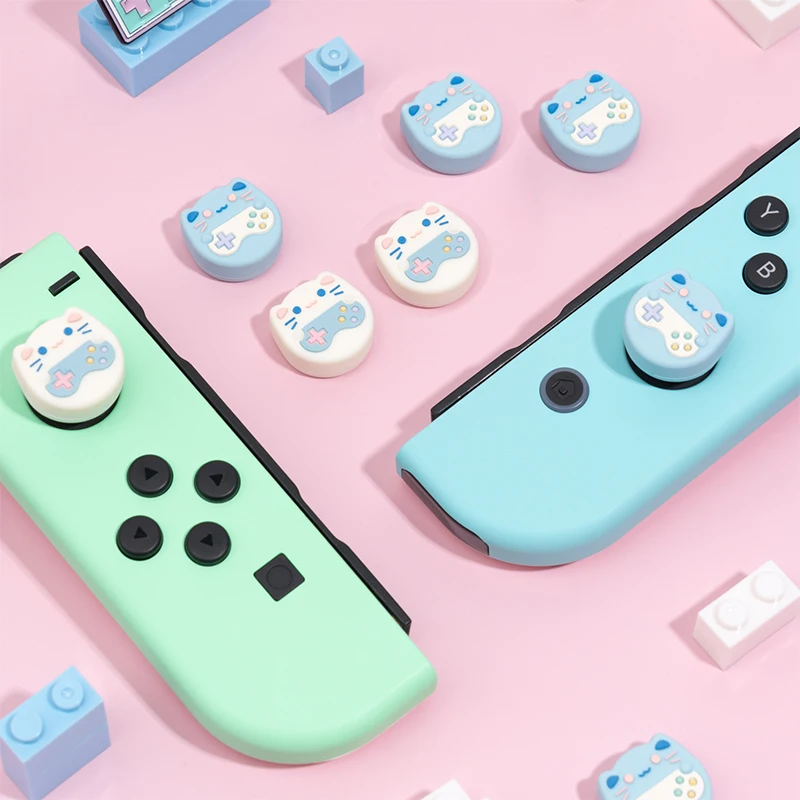 Мягкий защитный чехол для джойстика игровой кошки с зажимом большого пальца