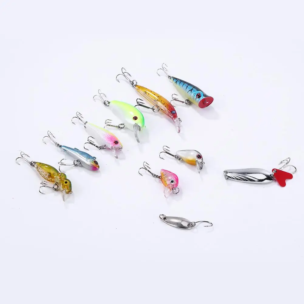 Гольян Искусственные приманки рыболовные набор с пайетками встроенный в