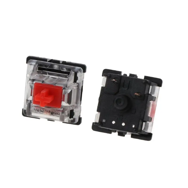 Прозрачный чехол для механической клавиатуры Gateron MX 3 Pin Red Switch 10 шт. | Компьютеры и