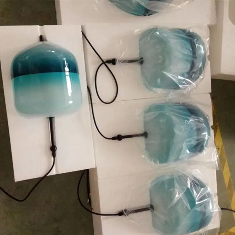 Скандинавская художественная постепенная стеклянная люстра потока Венеции