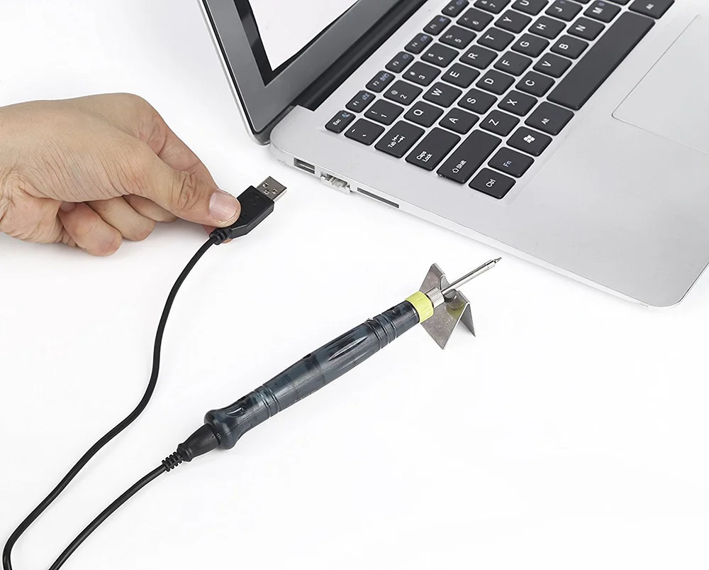 Комплект для паяльника с USB кабелем мини паяльник сварочный инструмент и