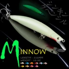 WALK FISH рыболовная приманка в виде гольяна, 1 шт., 112 мм, 13,5 г, светящаяся приманка с объемными глазами, плавающая искусственная приманка