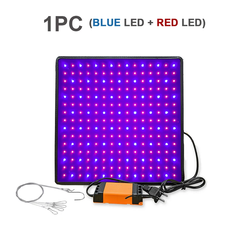 1pcs blue and red Светодиодный светильник s для выращивания в помещении 1000 Вт 3500 К светодиодный светильник для выращивания полный спектр Фито лампа для выращивания растений палатки лампы для цветов Fitolamp - Испускаемый цвет: 1pcs blue and red