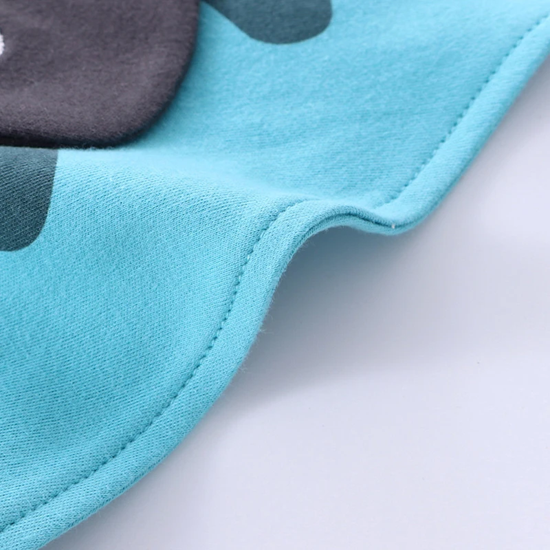 1 pcs Baby Waterproof Cotton Bandana Cartoon Dribble Bibs Newborn Slabber Absorbent Cloth Feeding Smock Eating Accessories | Детская