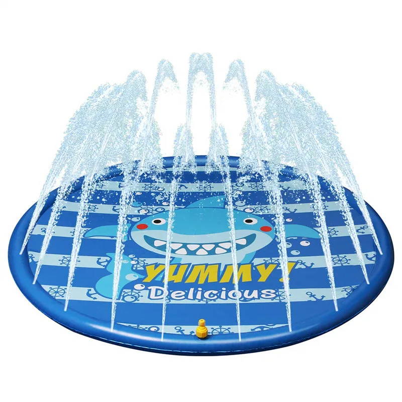 

170cm Children Inflatable Spray Water Summer Kids Play Water Sprinkler Mat Lawn Games Pad Funny Play Toys Outdoor Swiming Pool