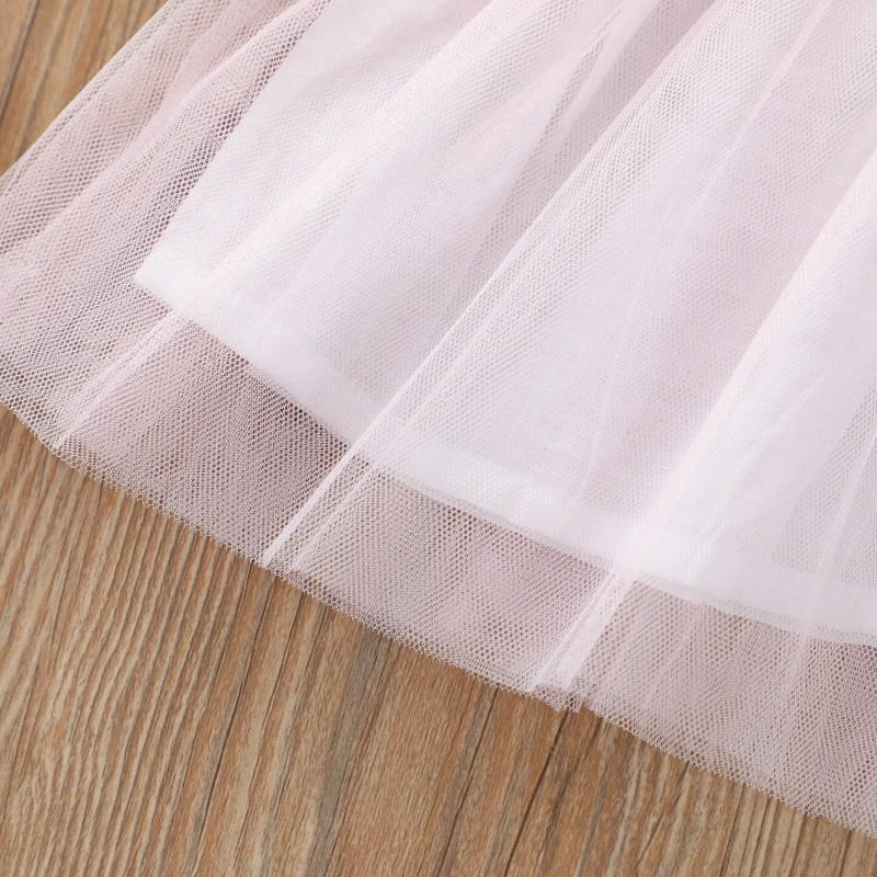 

3-24M Toddler Baby Girl Floral Dress Short Sleeve Gauze Dresses Summer Princess Dress Outfits