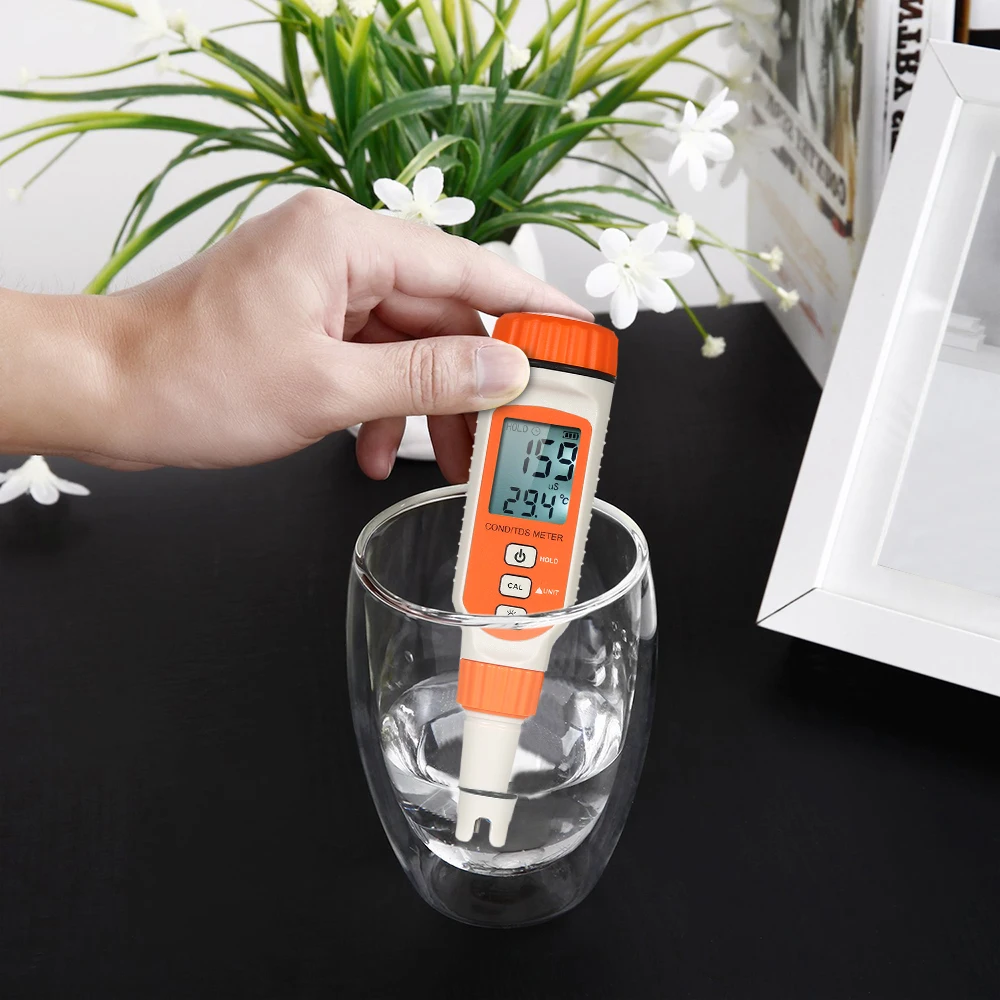 

SMART SENSOR 3 in 1 Water Quality Tester Pen Type Conductivity Meter TDS / COND / TEMP Analyzer Total Solid Temperature Tester
