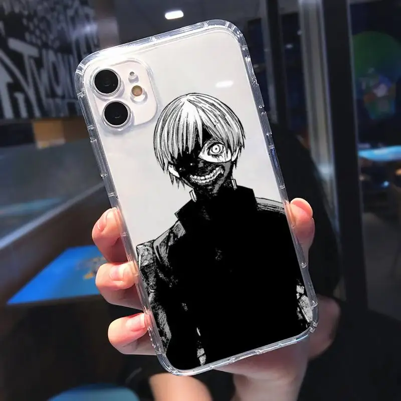 

Tokyo Ghoul Japan Suave Phone Case Transparent soft For iphone 5 5s 5c se 6 6s 7 8 11 12 plus mini x xs xr pro max
