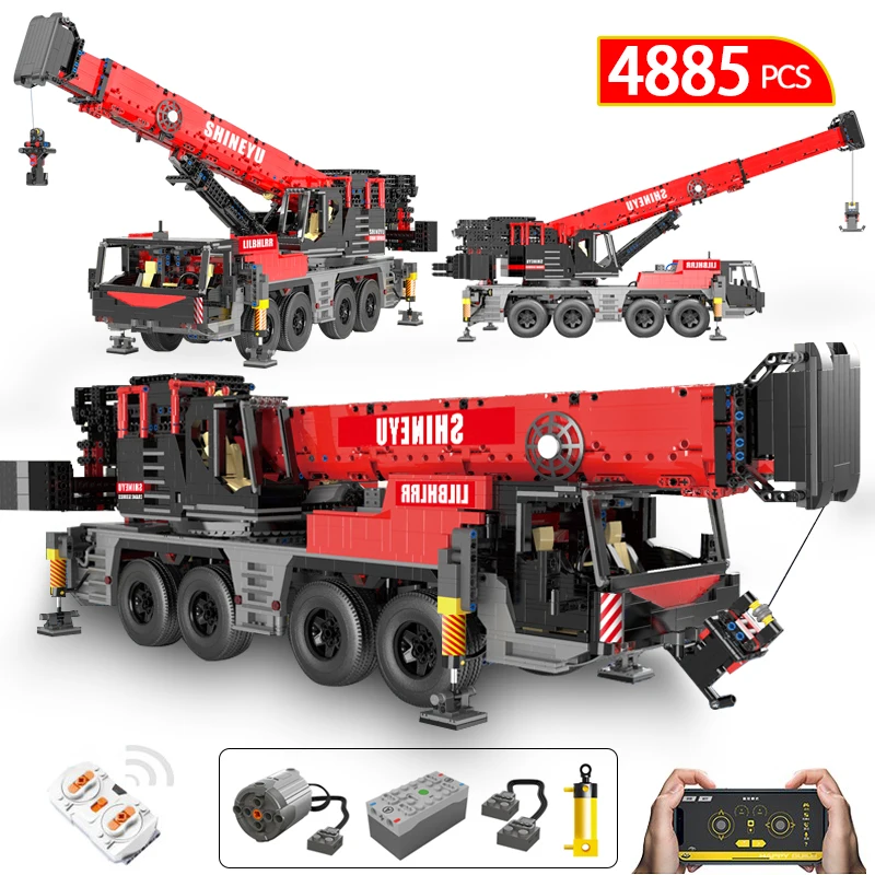 

Совместимый технический инженерный Радиоуправляемый автомобиль, приложение для программирования, пульт дистанционного управления, строи...