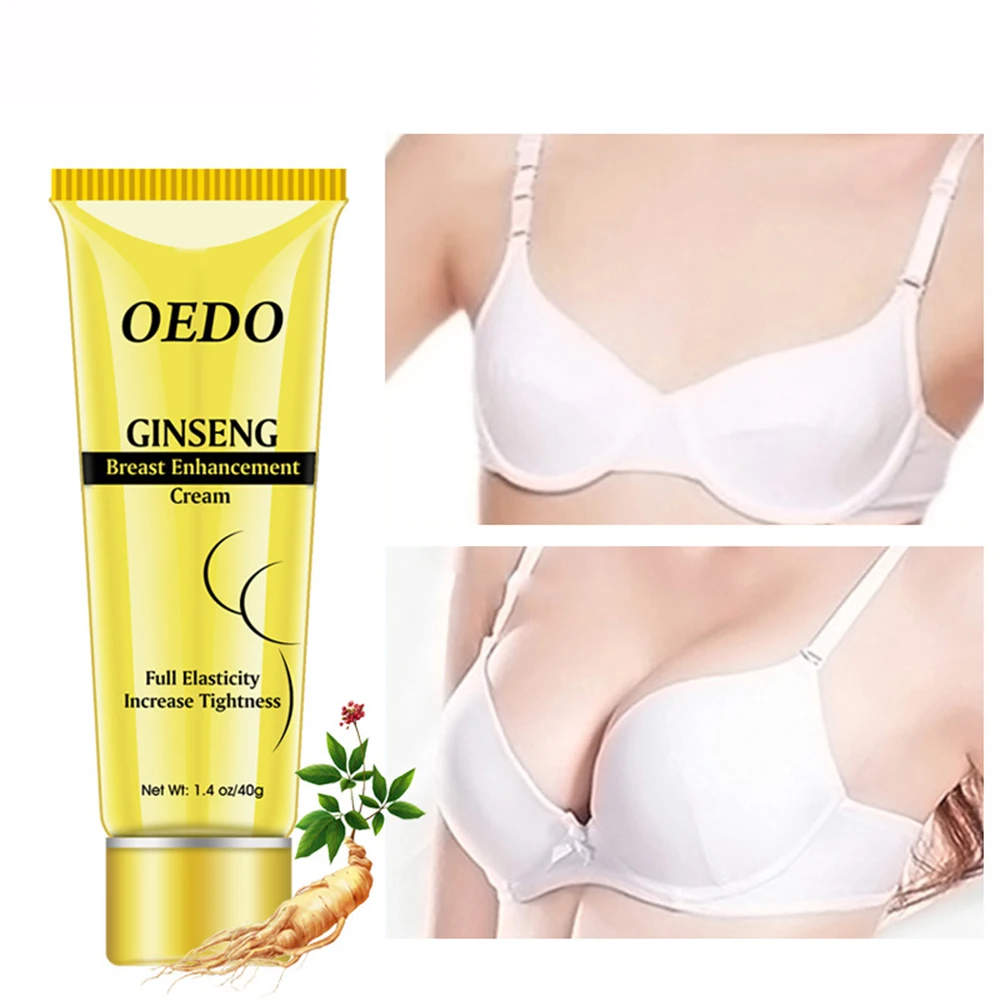 Крем для быстрого и увеличения груди с женьшенем эффективный крем полной