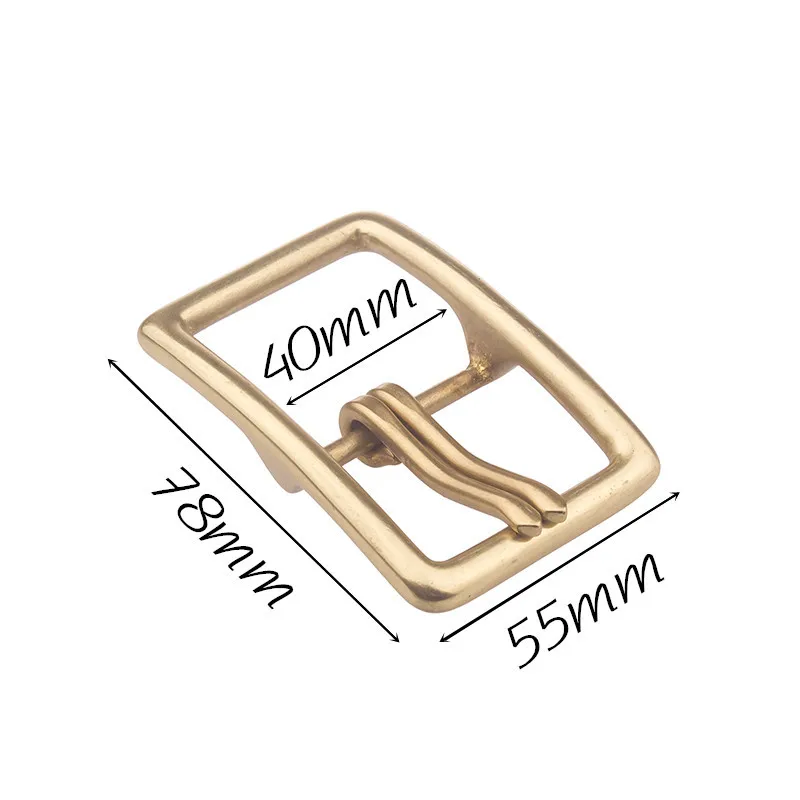 Латунная головка поясного ремня голова клип японское слово латунная
