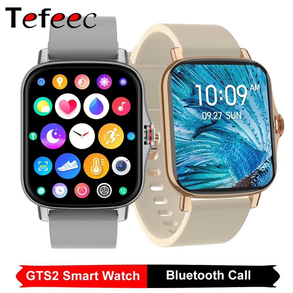 

Смарт-часы GTS2 с Bluetooth, фитнес-трекер для звонков, пульсометр, водонепроницаемые часы с измерением артериального давления, умные часы GTS mini 2, ...