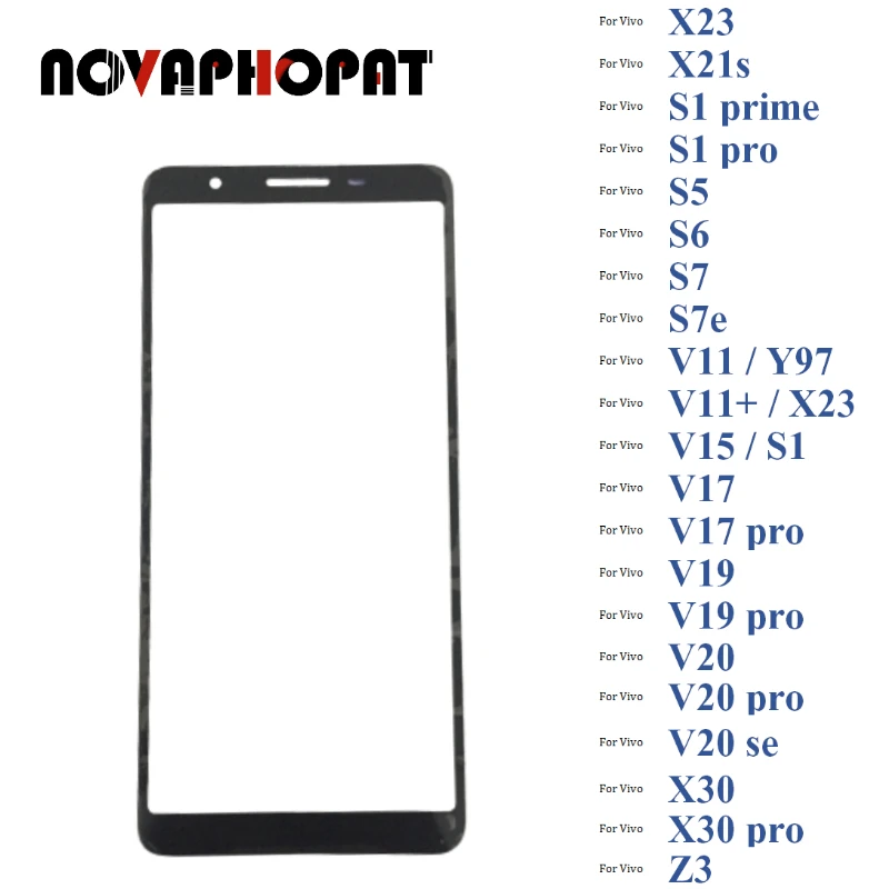 Стекло сенсорного ЖК-экрана для Vivo X23 X21s S1 prime S5 X30 S6 S7 V11 Y97 Z3 10 шт. | Мобильные