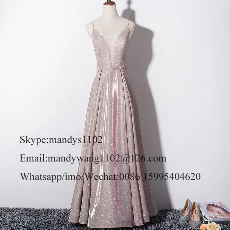 Платье для выпускного вечера Mbcullyd расшитое блестками длинное официальное