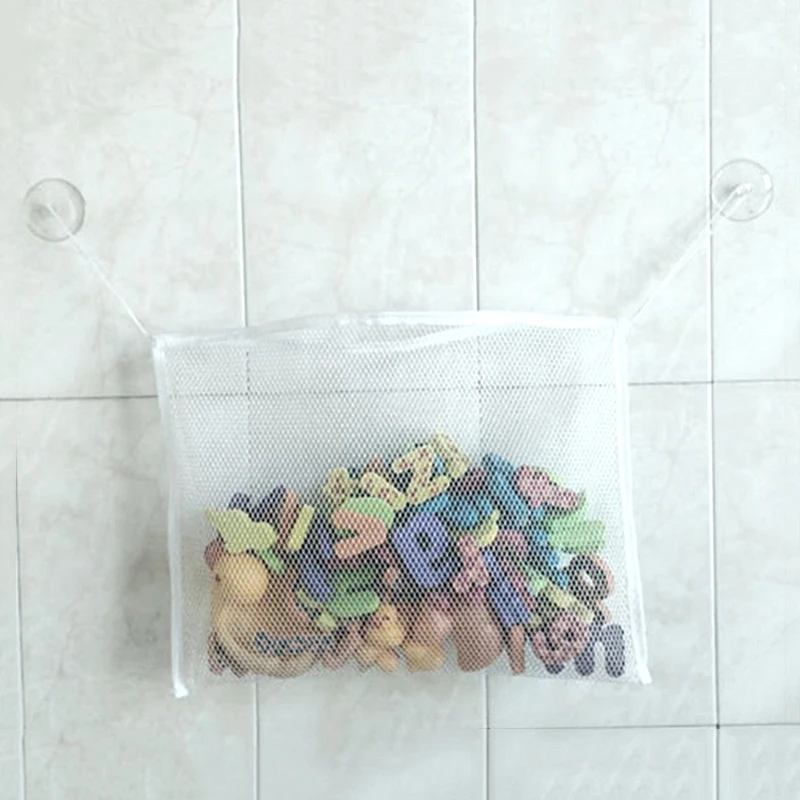 Baby Bathroom Mesh Bag For Bath Toys Kids Basket Net Cartoon Animal Shapes Waterproof Cloth Sand Beach Storage | Дом и сад