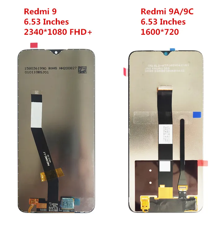 100% Original LCD For Xiaomi Redmi 9 9A 9C LCD With Frame Display And Touch Screen Assembly For Redmi 9A 9C LCD Display Screen enlarge