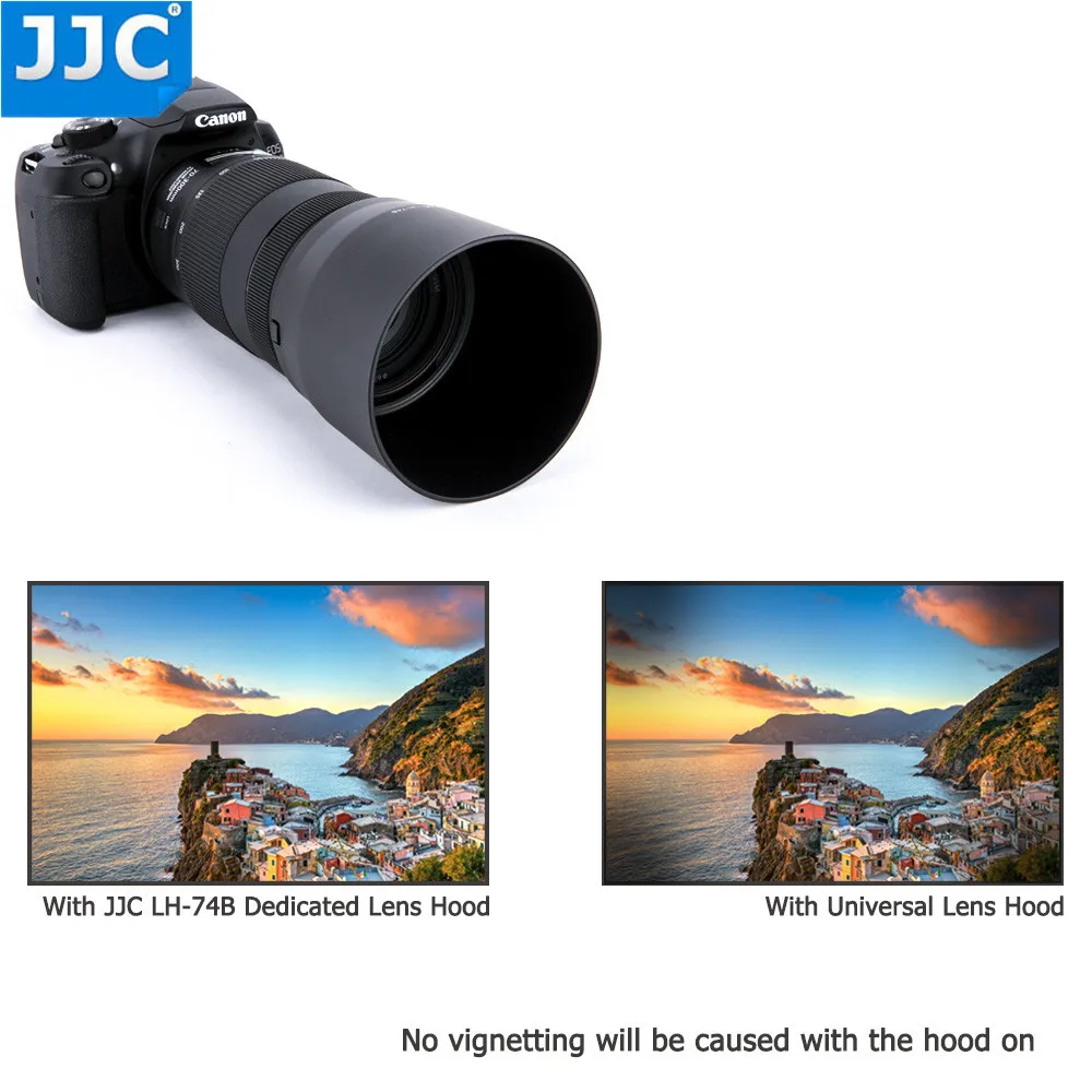 Двусторонняя бленда JJC для Canon EF 70 300 мм f/4 5 6 IS II USM Заменяет ET 74B на кнопку