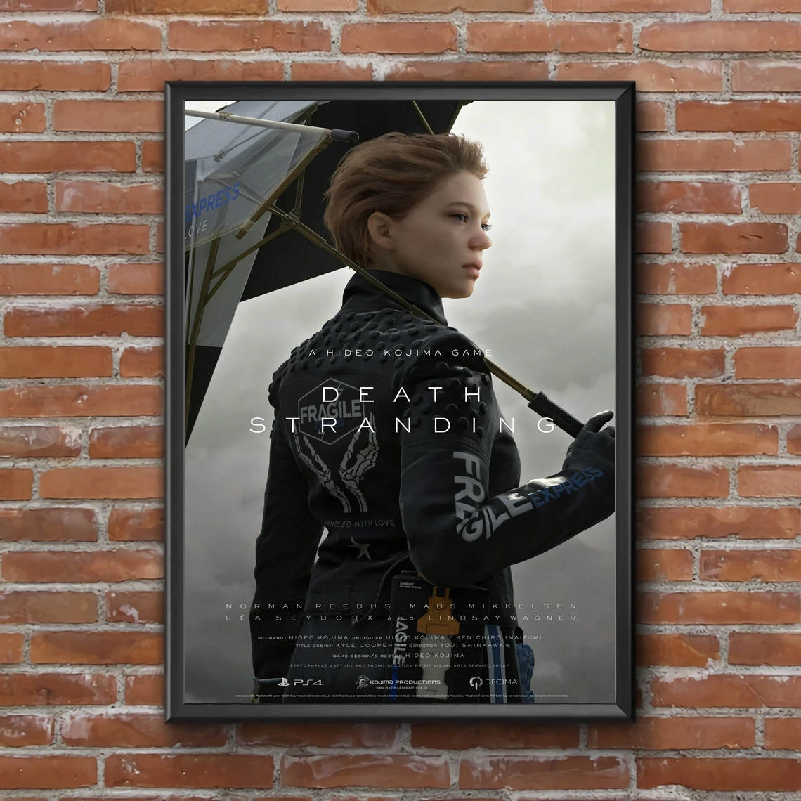 

Фото-и видеоигра «DEATH STRANDING», Холщовый постер для дома (без рамки)