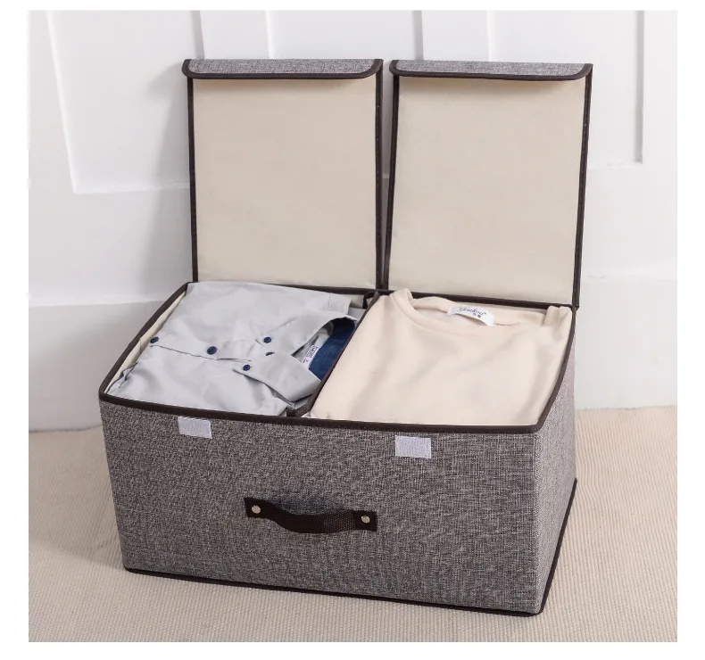 Большие складные Складные Органайзеры для хранения с крышкой|Ящики хранения| |