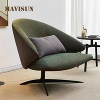 leisure italian style single sofa art designer lounge chair for 1 person living room creative postmodern home furniture