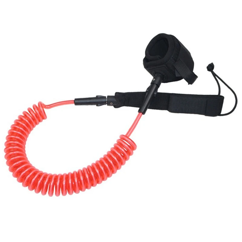 10Ft Coiled Surfboard Leash Surfing Stand Up Paddle Board Surf Tpu Cord | Спорт и развлечения