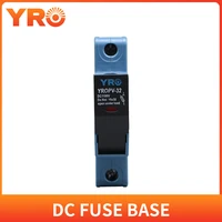 dc 1p 1100v led fuse holder for solar pv system protection fusible 10x38mm gpv pv solar fuse yropv 32