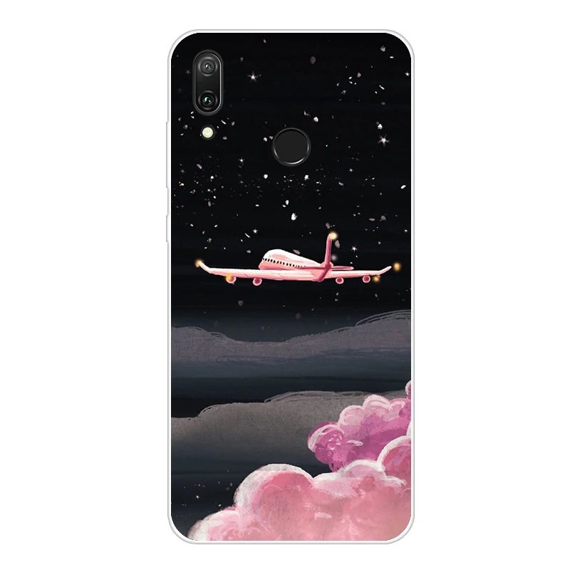 

Case For Huawei Y7 Case Cover Soft TPU Coque for Huawei Y7 2019 Cover Silicone fundas for Huawei Y7 2019 Case Capa