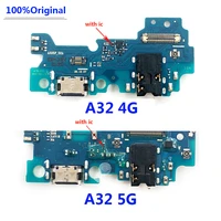 100original for samsung a32 4g 5g usb charging port board mobile phone flex cable replacement parts charger sm a326