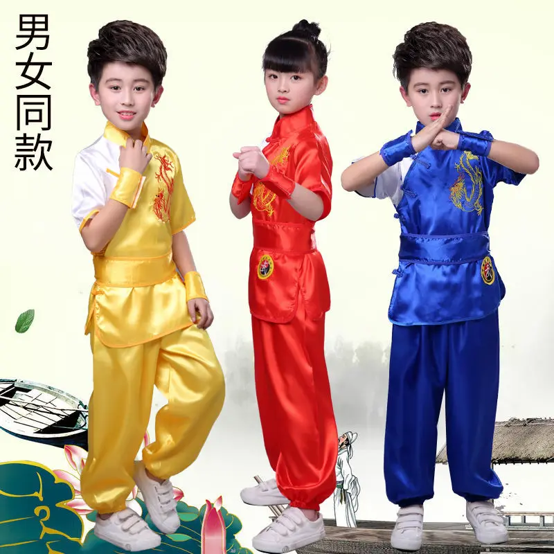 

Children's martial arts performance clothing Chinese kung fu training clothing for men and women