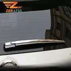 Автомобильный стеклоочиститель Zeratul для Nissan Juke X-trail T32 Qashqai J11 2015-2021, хромированная задняя крышка стеклоочистителя из АБС-пластика, клейкая отделка для лобового стекла