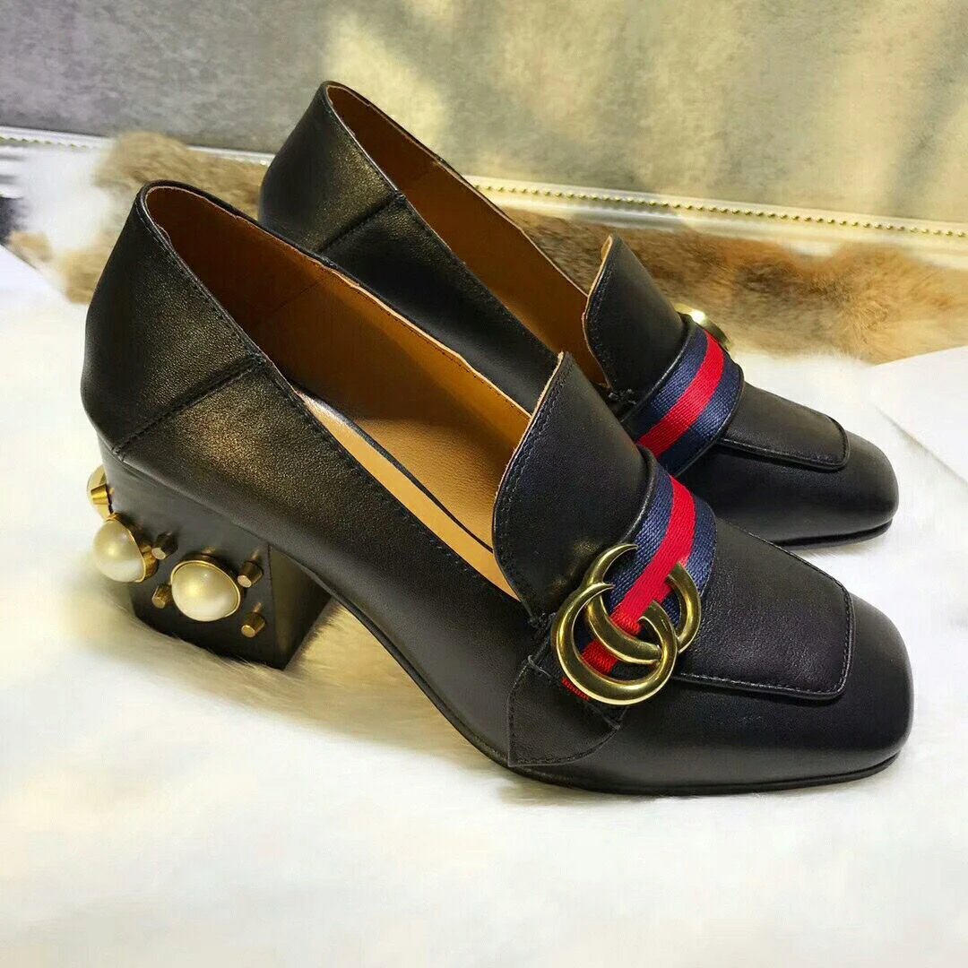 

Women's high heels and soft bottom metal decoration are the classic fashion and comfortable 2021 high-quality custom logo