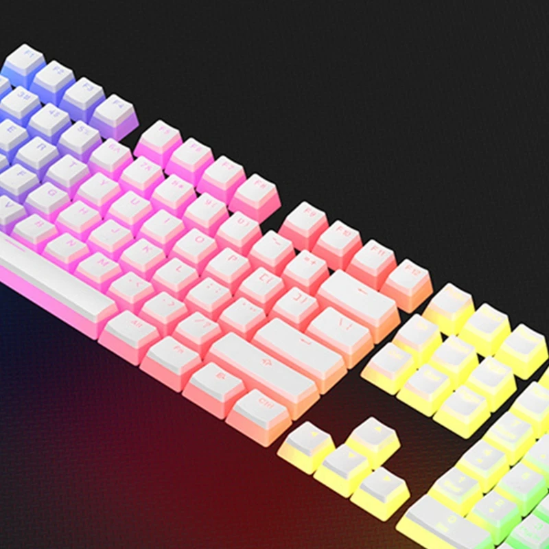 Колпачки для механической клавиатуры cherry Mx с полупрозрачным слоем 104