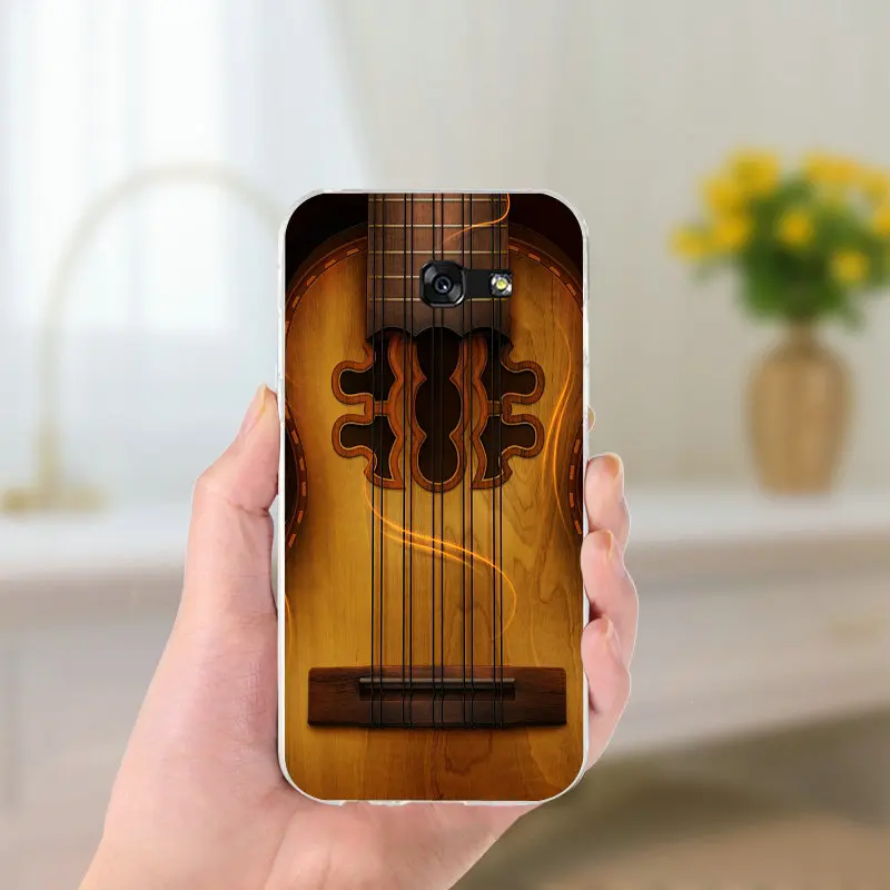 Soft TPU Phone Cases Bass Guitar Strings Music Guitares for Samsung Galaxy Note 2 3 4 5 8 S2 S3 S4 S5 Mini S6 S7 S8 S9 Edge Plus | Мобильные