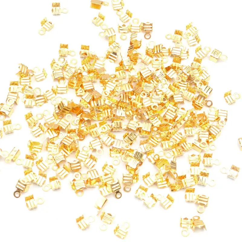 Обжимные колпачки для бусин Концевики бижутерии фурнитура изготовления