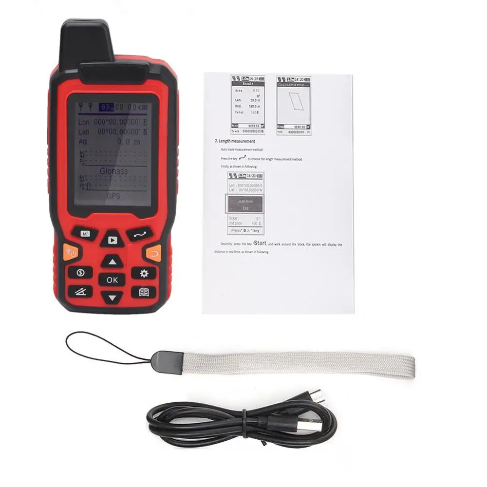ZL-180 ручной gps навигационный трек наземной площади метр 2.4in дисплей наземной съемки 100-240 В лазерное измерение