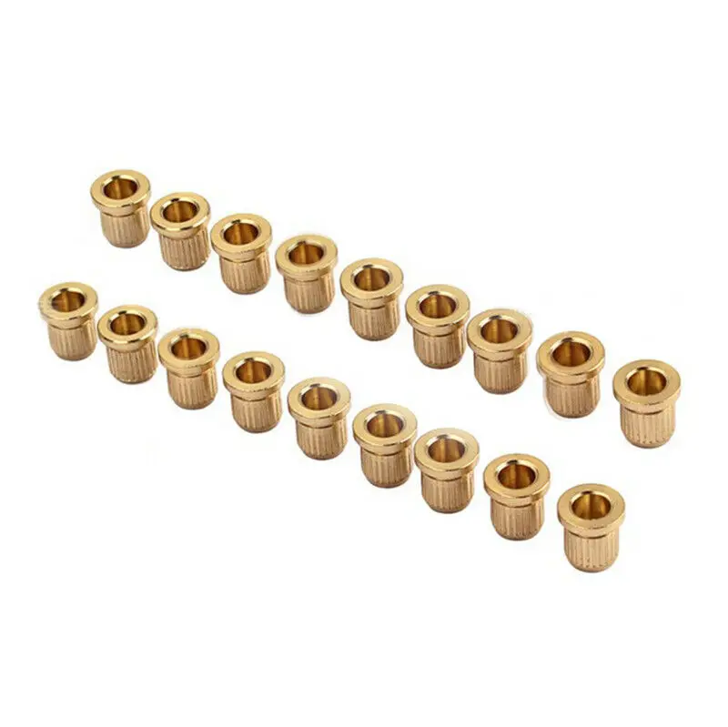 

Durable Guitar String Ferrules Gold Cup Style For Tele Jazz Guitar Accessories