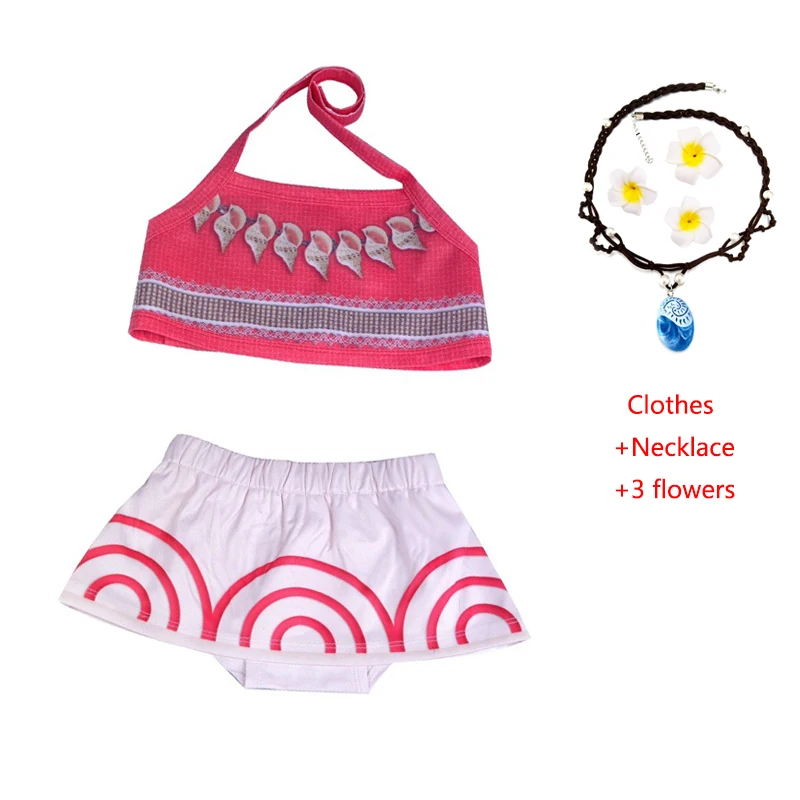 Новые летние купальники Моана детский купальник для девочек детские короткие