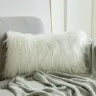 Наволочка для подушки из искусственного меха, супер мягкая, зимняя, теплая, Монгольская