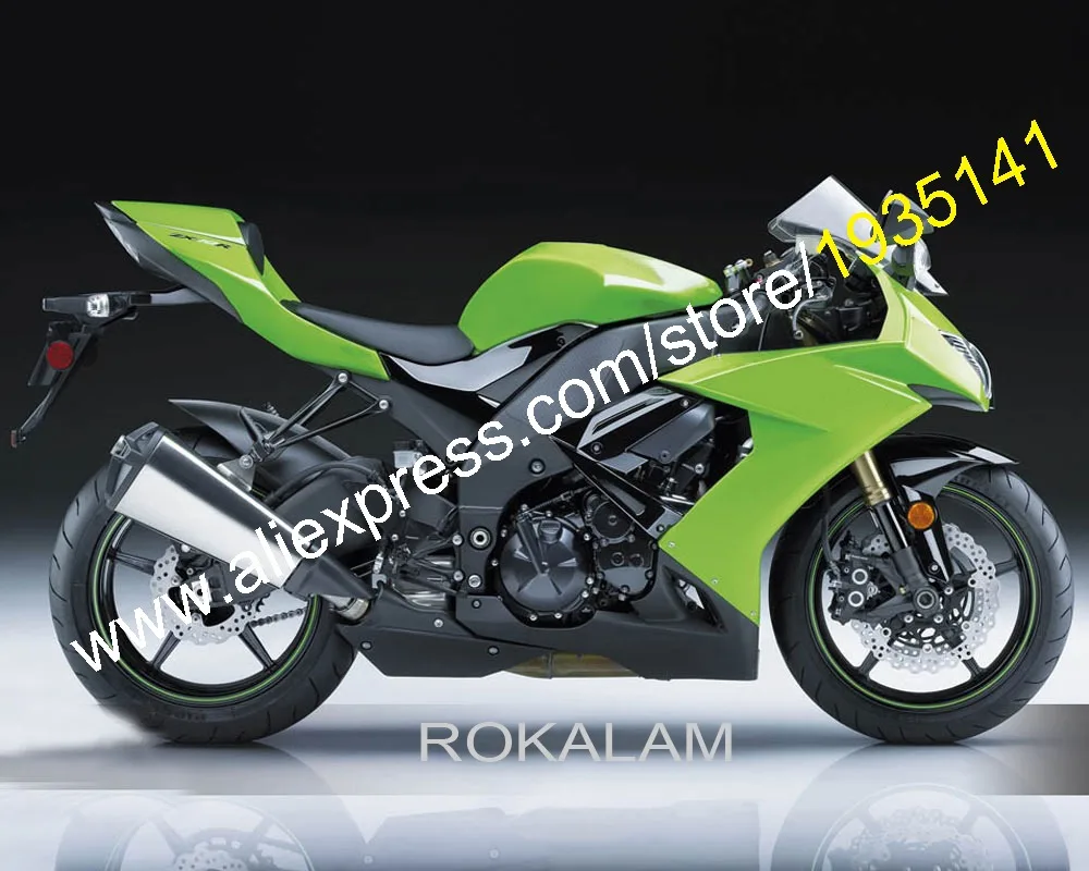 

Для Kawasaki Parts Ninja ZX10R 2008-2010 ZX-10R 08 09 10 ZX 10R комплект обтекателей мотоциклов (литьё под давлением)