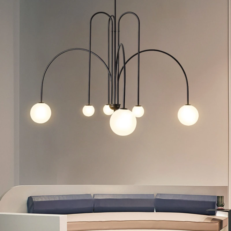 Nordic пост современный креативный Осьминог железа художественная люстра