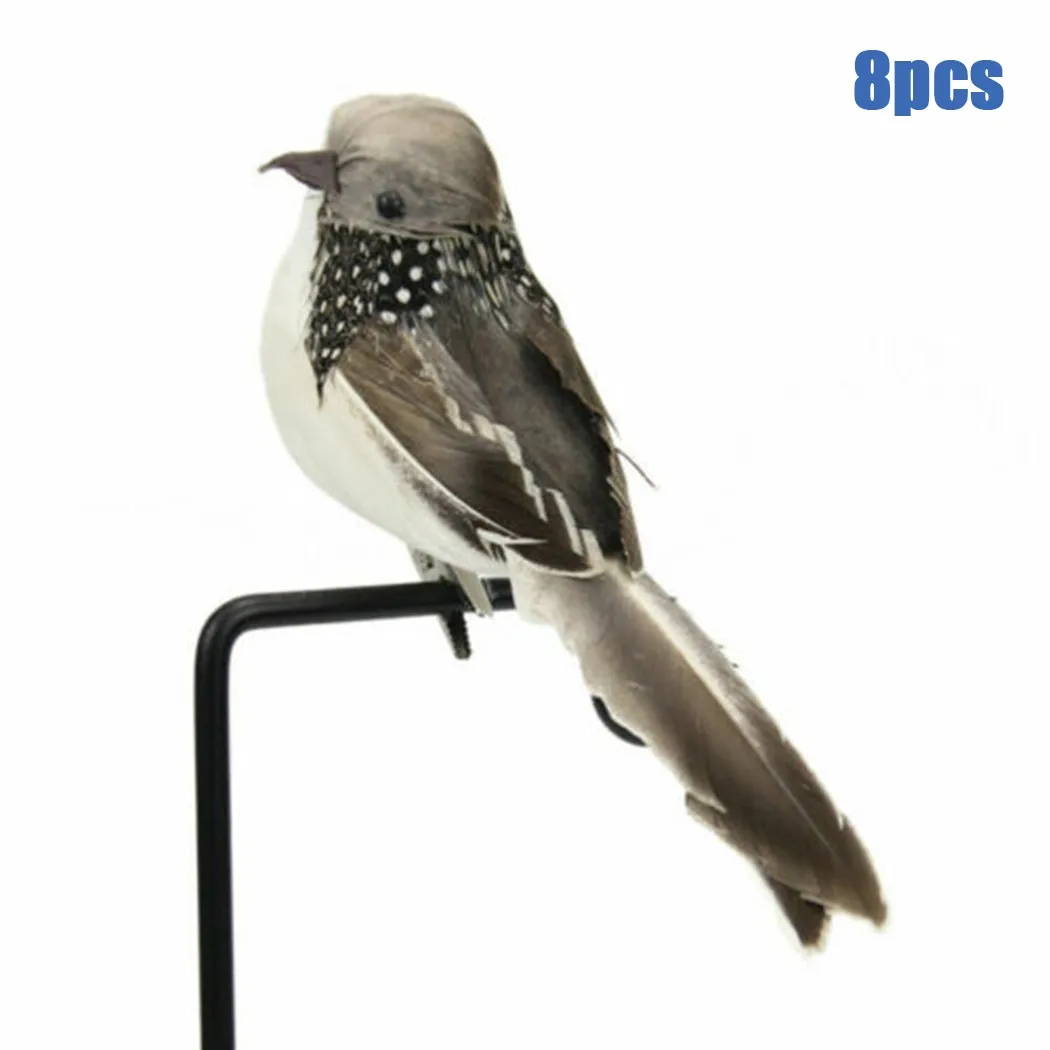 

Bird Bird Ornaments Decor Decoration Feather Foam Garden Lawn Ornaments