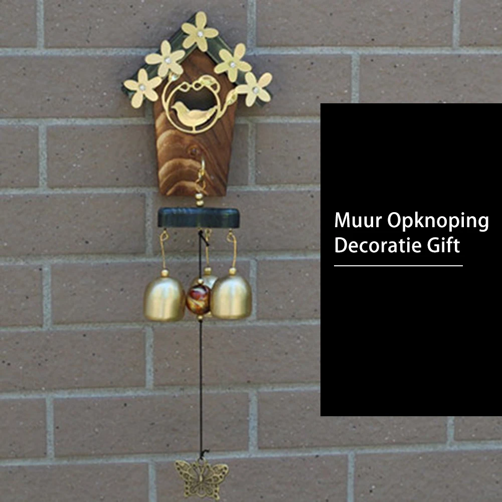 Медное Птичье гнездо колокольчик старинное украшение дома роскошный винтажный