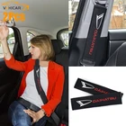 Автомобильные чехлы для ремня безопасности DAIHATSU, 2 шт., хлопковые накладки для ремня безопасности сделай сам, аксессуары для Daihatsu