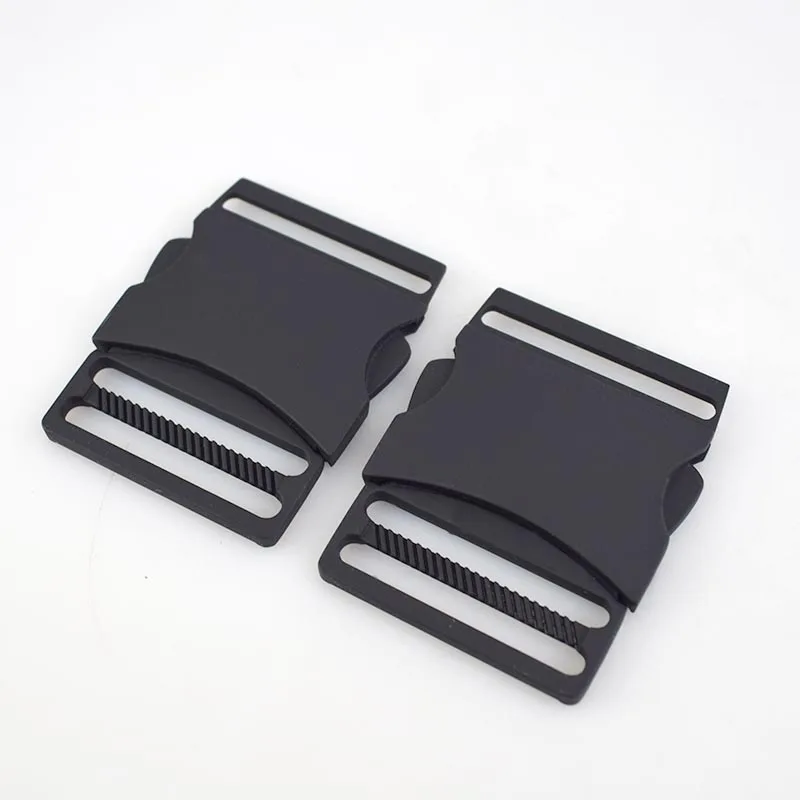 Meetee 2 шт. 40 мм металлические пряжки двойной регулируемый боковой ошейник для