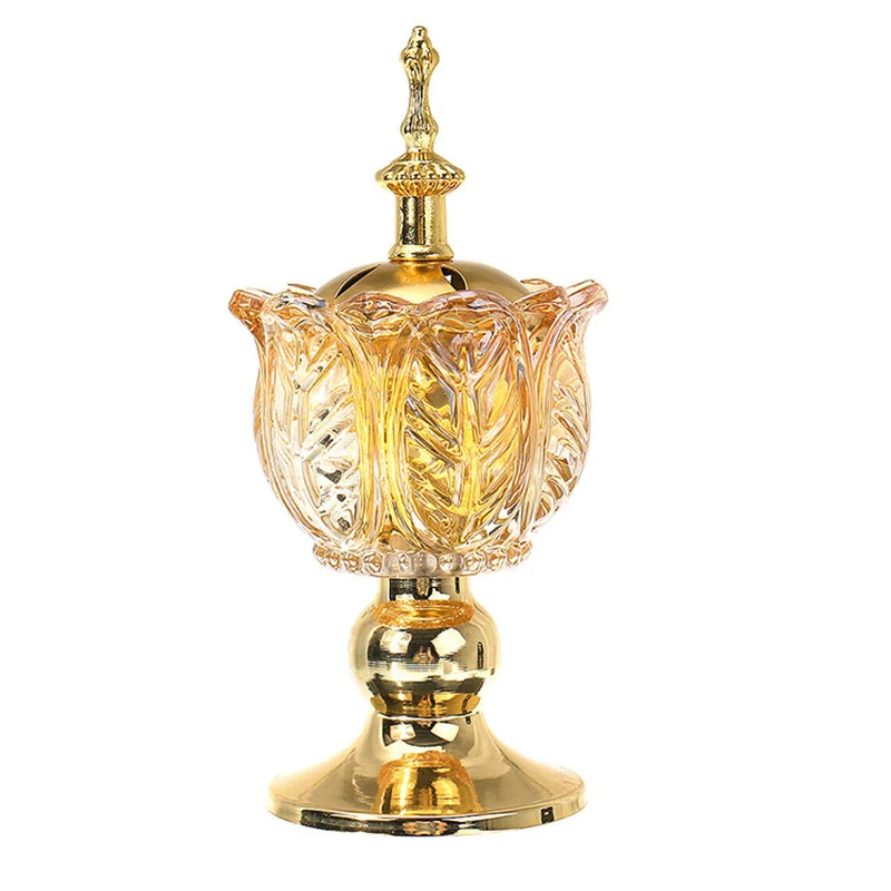 

Arabian Incense Holder for Bakhoor Oud Incense Sticks Cones Home Desk Crafts E2S