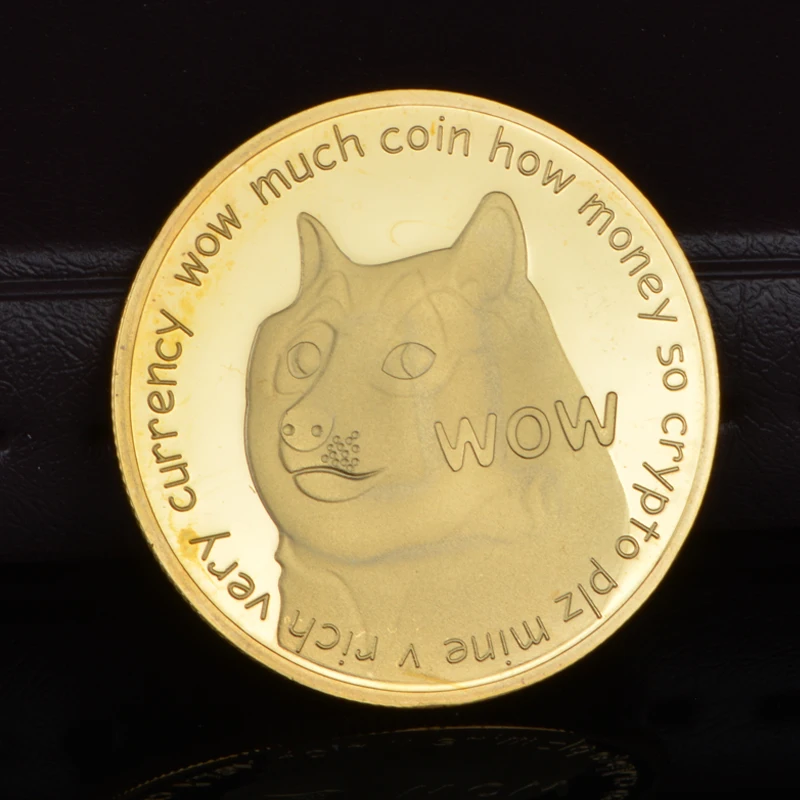 Магазин с фабрики виртуальная монета Dogecoin физическая металлическая