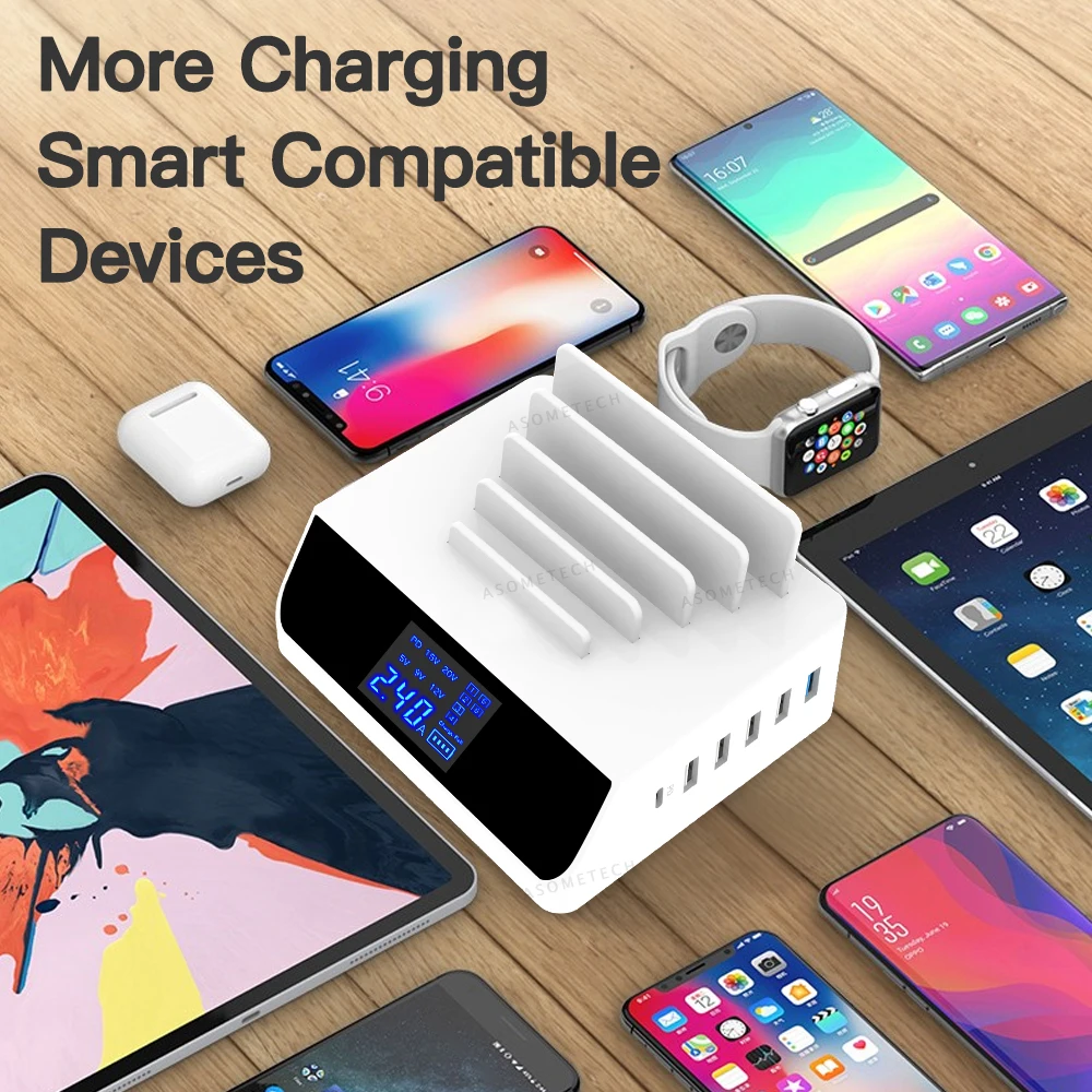 6 портов usb быстрое зарядное ус