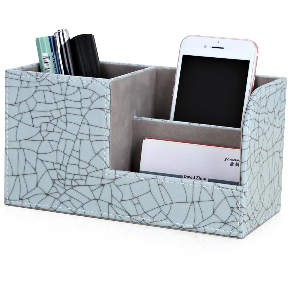 Настольный органайзер с рисунком ледяного крема 3 отсека коробка для хранения